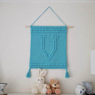 Letter V Wallhanging