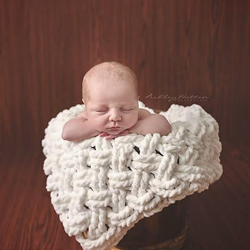 Diagonal Weave Blanket