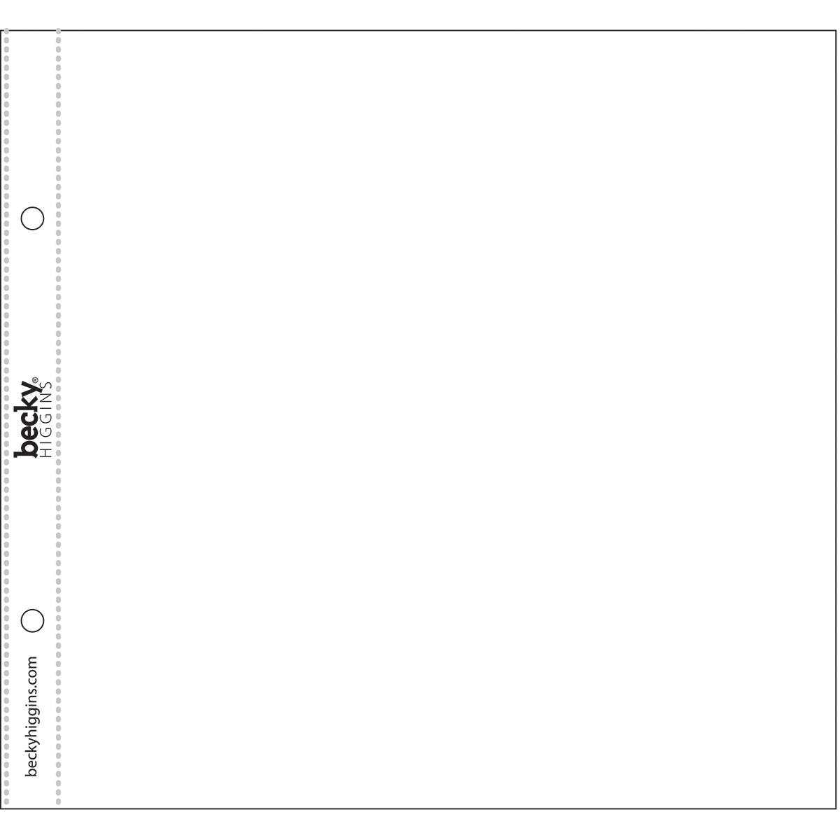 American Crafts Project Life Page Protectors 8"X8" 10/Pkg - 429384
