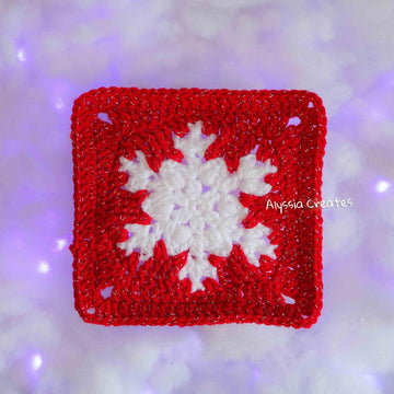 Large Snowflake Granny Square