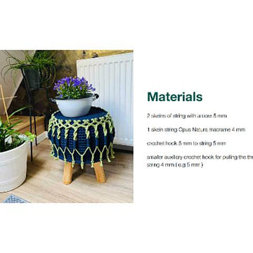 Pouf / cover for the pot