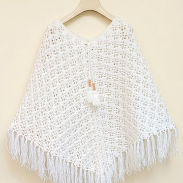 Floral Bloom Poncho Crochet Pattern