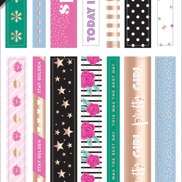 Happy Planner Washi Sticker Book - Girly, 393/Pkg