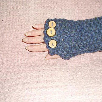 292, EASIEST KNITTED FINGERLESS GLOVES PATTERN IN THE WORLD