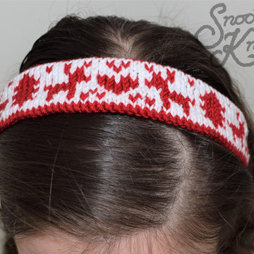Free Christmas Nordic Hairband Knitting Pattern Snoo's Knits