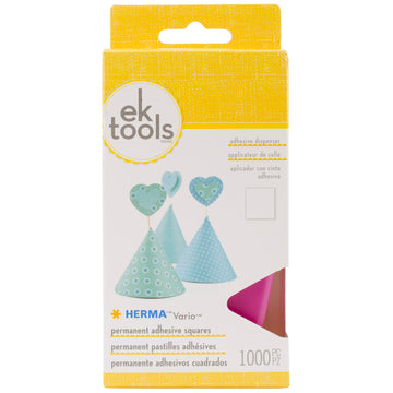 EK Success Vario Adhesive Tab Dispenser Permanent - Pink 1000/Pkg
