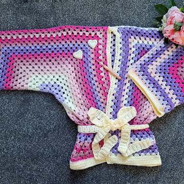 Crochet Kimono Hexagon Cardigan Pattern