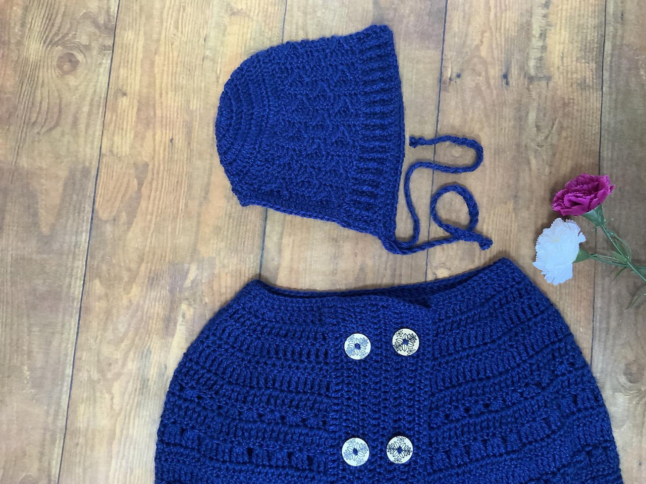 Wrapped in Waves Bonnet+ Hat