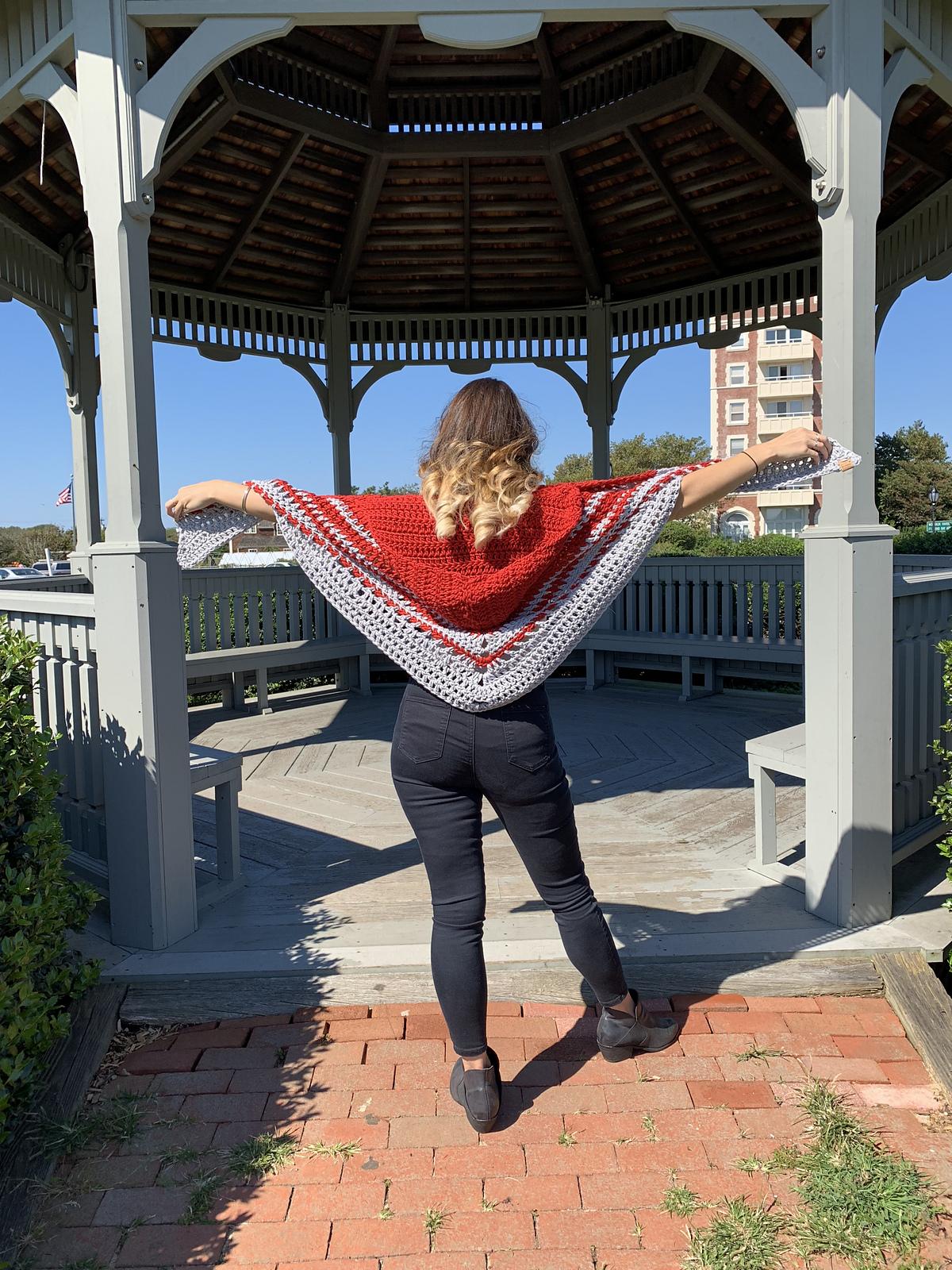 Woodward Hoodie Shawl