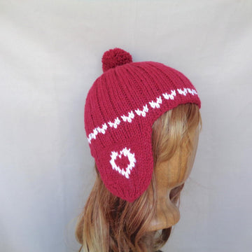 Be Mine Earflap Hat
