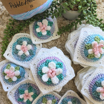 Soft Bundle of Blooms Baby Blanket