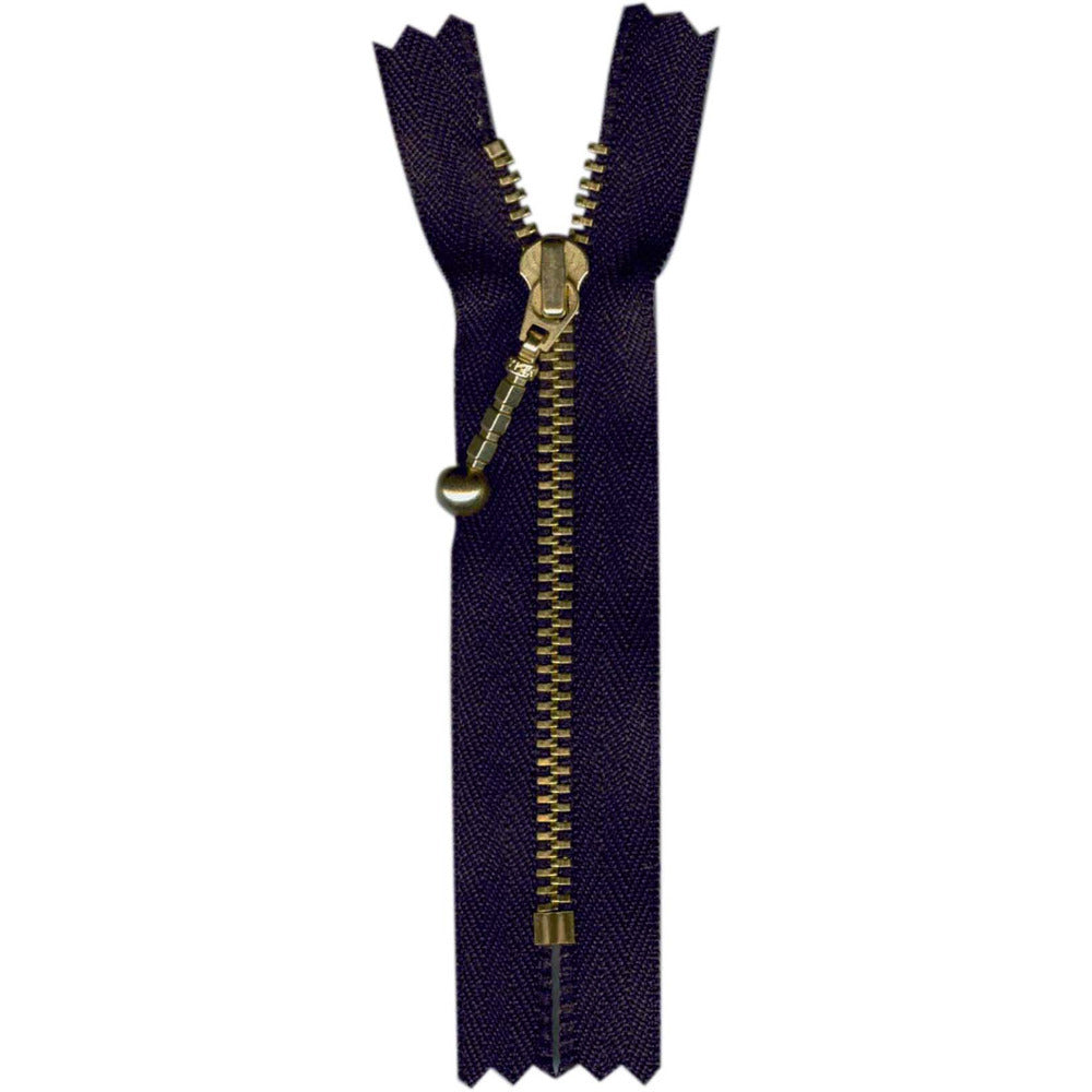 Pocket, Low Rise Jean And Pant Zip With Brass Metal Teeth 10cm/4in