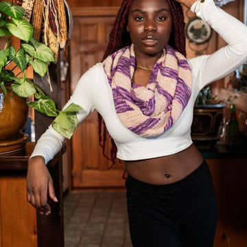 Bis-Bias Infinity Scarf