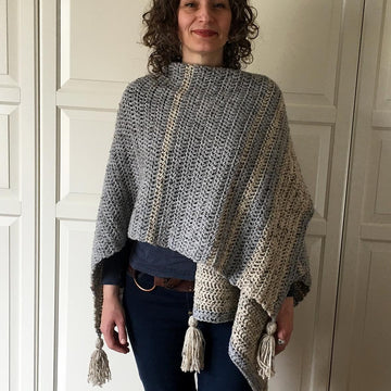 Crochet Ruana Pattern: Easy-Breezy Crochet Ruana