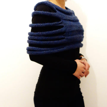 London Ribbed Capelet