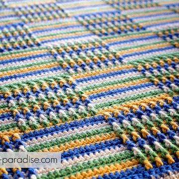 Posts & Stripes Blanket 12-115