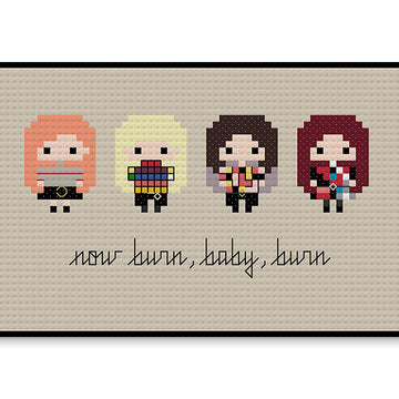 BLACKPINK - Playing With Fire Bite Size - PDF Cross Stitch Pattern