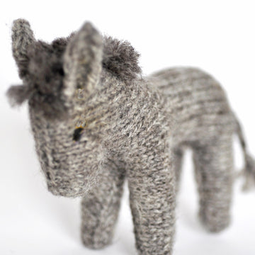 Little gray donkey