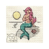 Mouseloft Stitchlets - Mermaid Cross Stitch Kit - 64mm