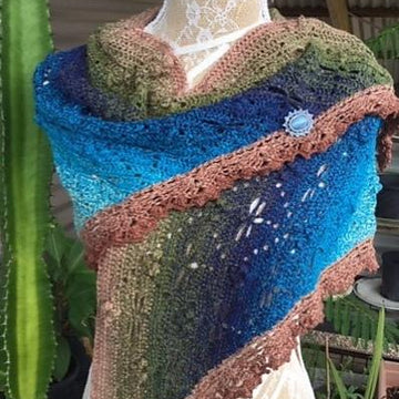 On The Wings of a Dragonfly Shawl
