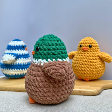 Duck Crochet Pattern Bundle 3 in 1