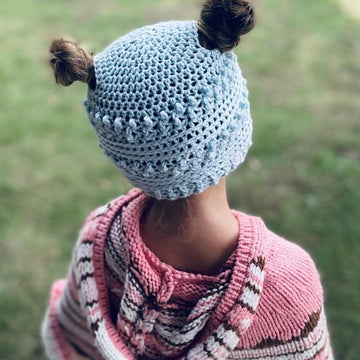 Duo Bun or Pigtail Hat