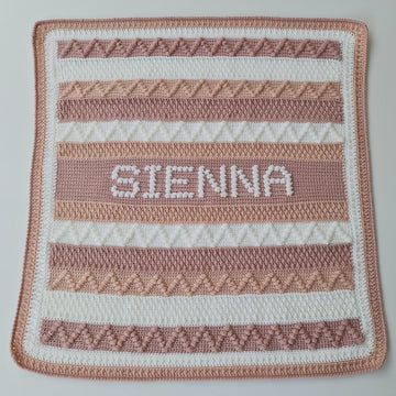 Personalised Baby Name Bobble Blanket