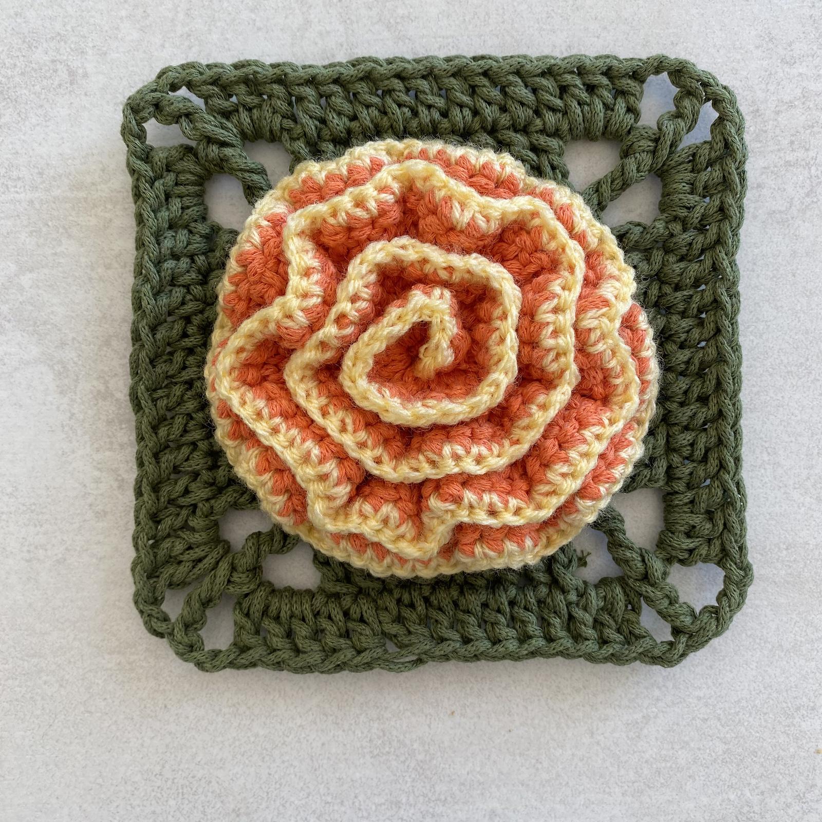 Carnation Granny Square