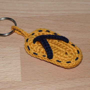 Keychain flip-flop