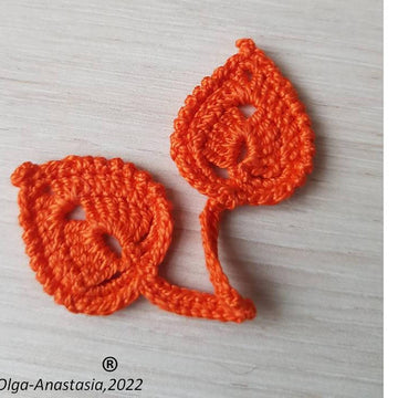 Orange small leaf