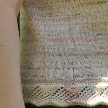 Short Sleeved Jumper with Lace Edging