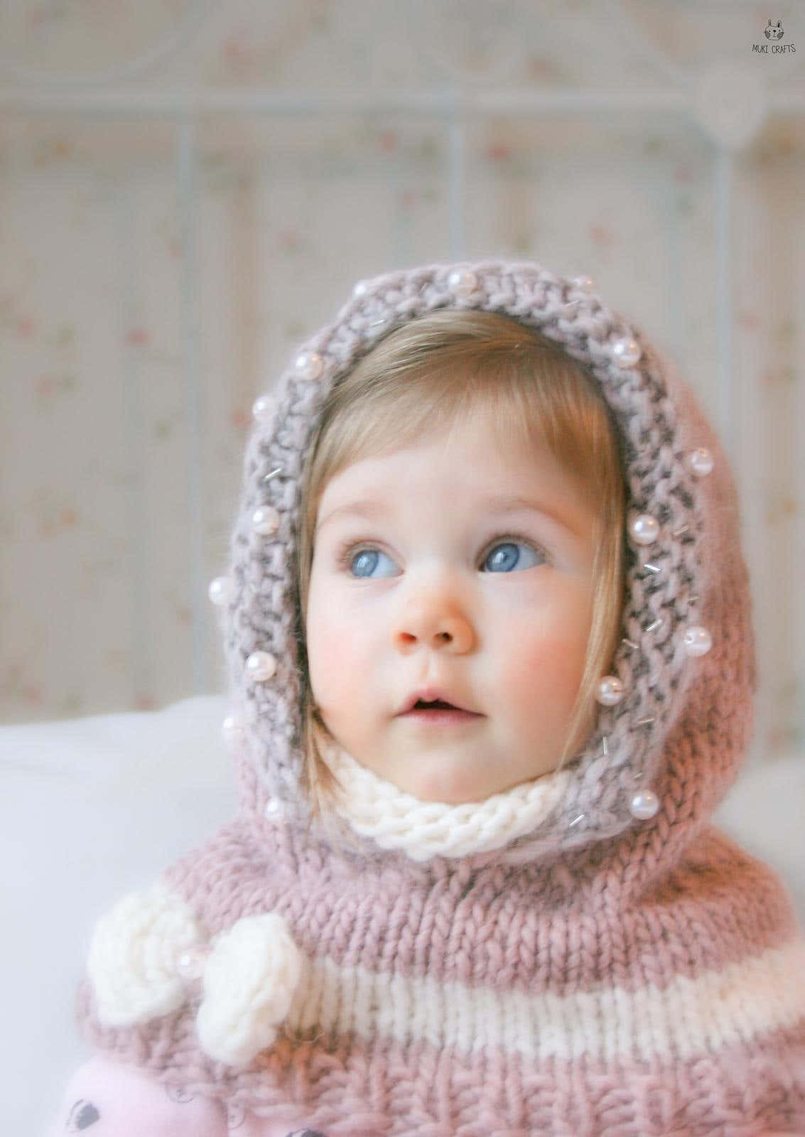 Adele hooded cowl