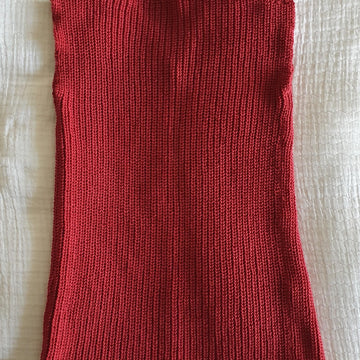 Eloise - Fisherman’s Rib, cross front Vest