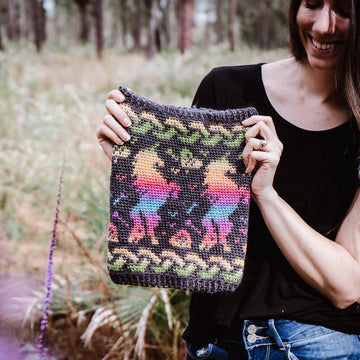 Unicorn Crochet Cowl