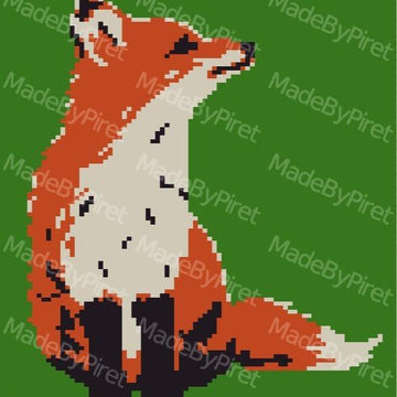 Thoughtful Fox Blanket