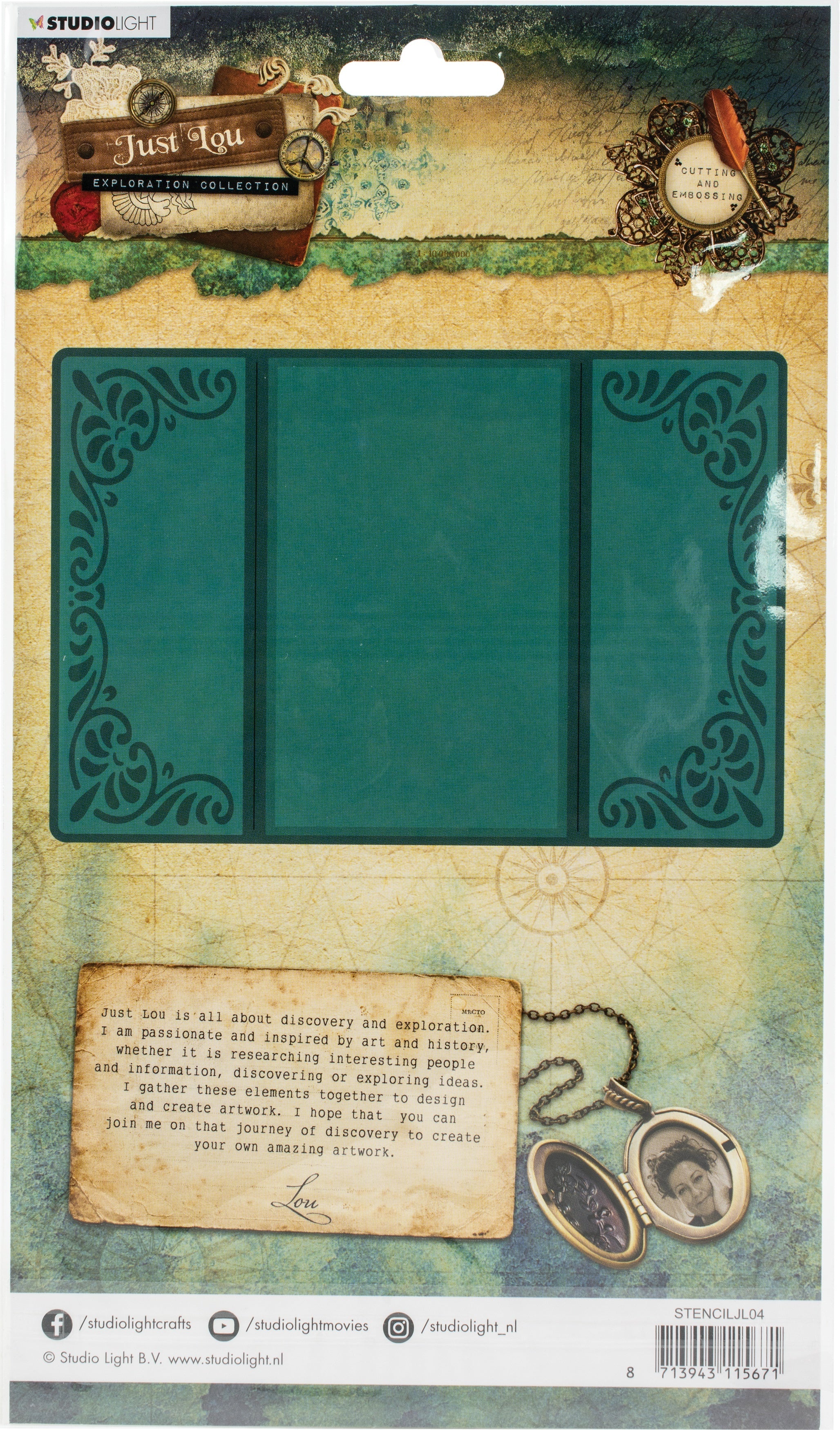 Studio Light Just Lou Exploration Cutting & Embossing Die - NR. 04