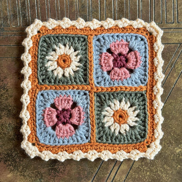 Spring Vibes Scrappy Coaster