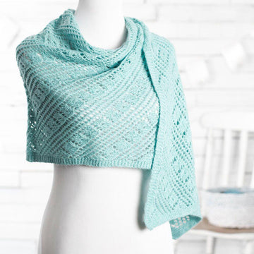Gloria - Rectangle lace shawl