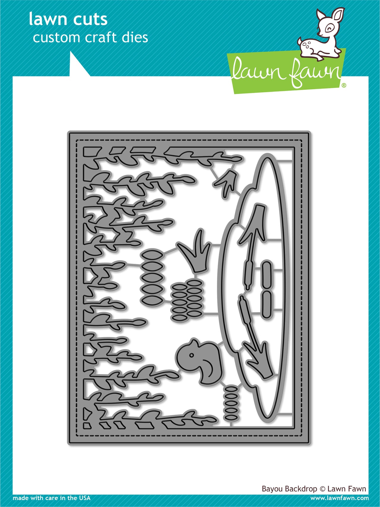 Lawn Fawn Lawn Cuts Custom Craft Die - Bayou Backdrop