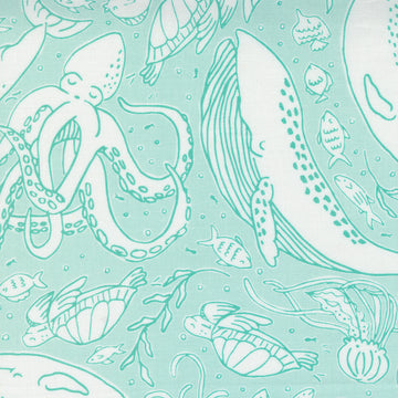 Moda Fabrics The Sea and Me - Blue - 20794‐13