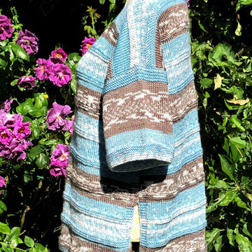 Astryd - Mock Fair-Isle Over-Size Top
