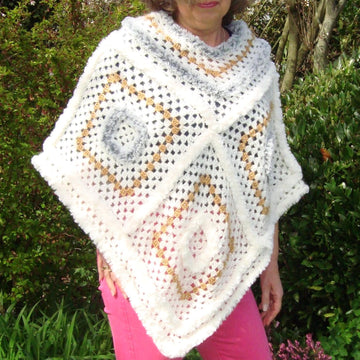 Spring Orchid Poncho