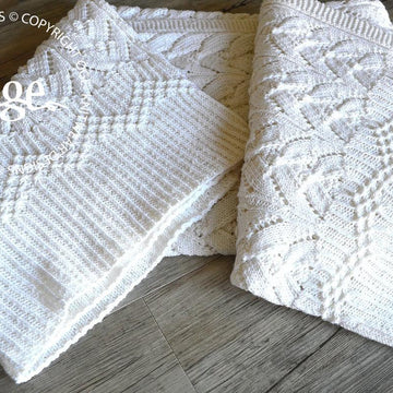 Cathedral Heirloom Baby Blanket - P069