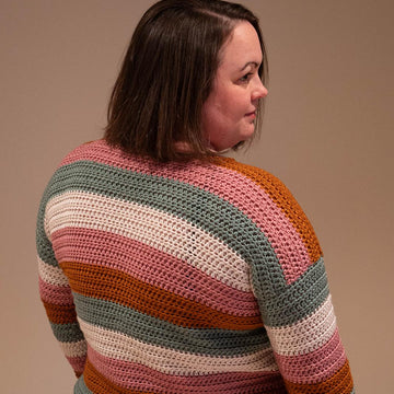 Striped Crochet Sweater