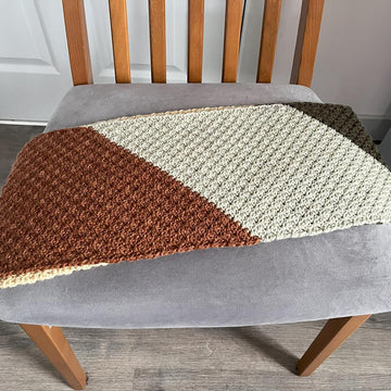 C2C Seed Stitch Scarf