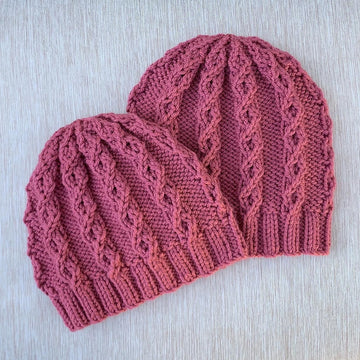Hat with Little Diamond Braids