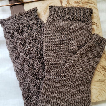 Truffle Fingerless Gloves