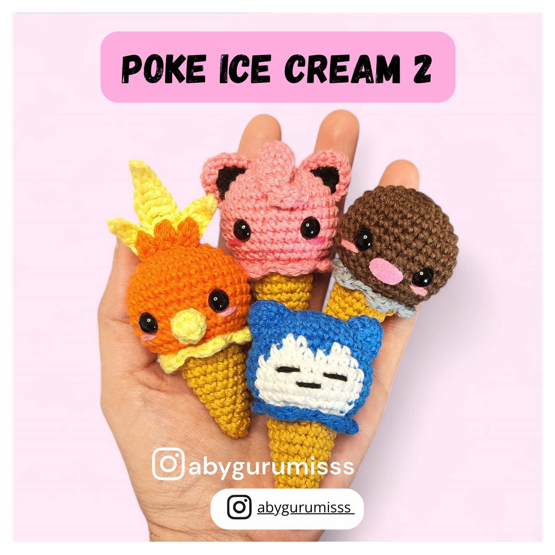 Poke ice cream 2 pokemon keychains