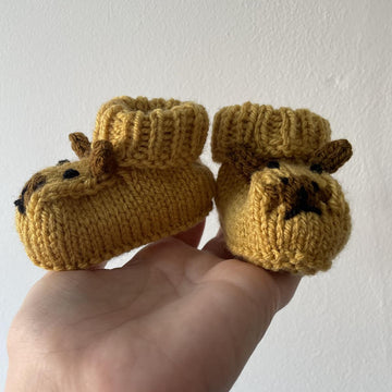 Capybara Baby Booties