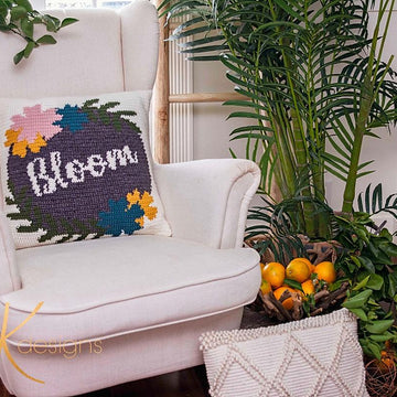 Bloom Pillow Cover Crochet